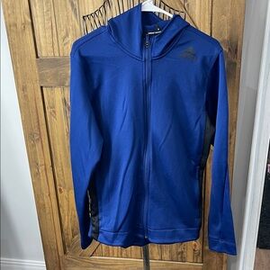 Adidas Royal Blue Zip-Up Men's Jacket. Size S